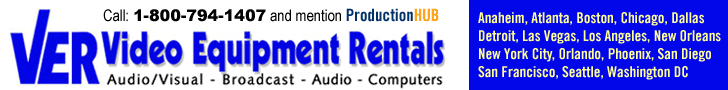 Video Equipment Rentals - www.verrents.com