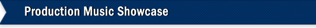 Production Music Showcase header